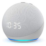 EchoDot com relógio